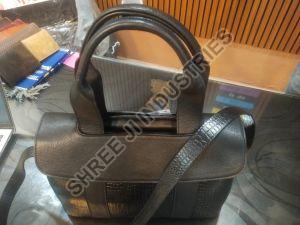 Ladies Black Leather Handbag