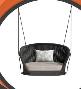 Outdoor Wicker Swing
