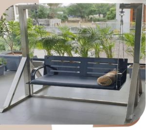 Modern Acrylic Swing with Stand