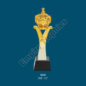Crystal Mic Awards Trophy