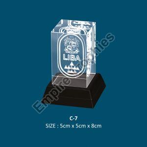 3D Crystal Awards Trophy