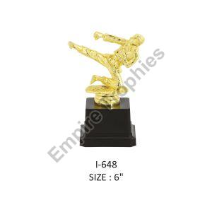 single man karate trophy