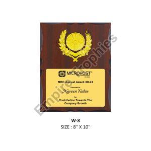 Customized Wooden Memento Trophy