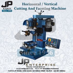 Electric Horizontal Vertical Combined Head Faceting Cutting Machine