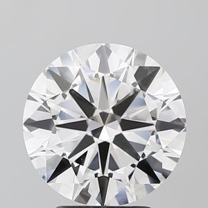 3.01 Ct Round Cut Cvd Diamond