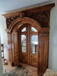 Wooden Carved Double Door
