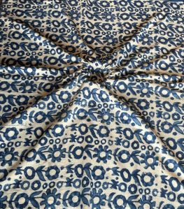 Natural Dabu Printed Dye Fabric