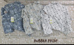 mens rubber printed shirts