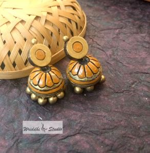 medium stud jhumka