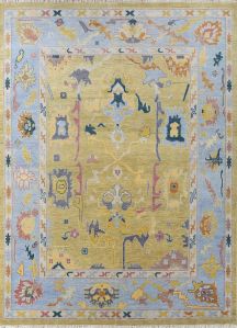 Forever Blue Hand Knotted Rug