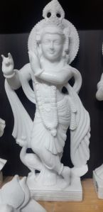 Marble Krishna Statue