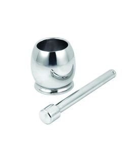 toral stainless steel mortar pestle khalbatta