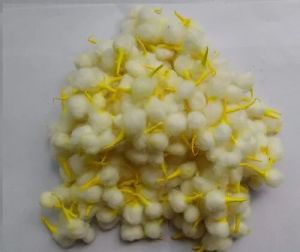 Round Yellow Cotton Wick