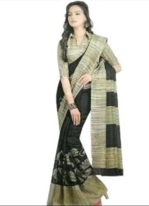 Fancy linen saree