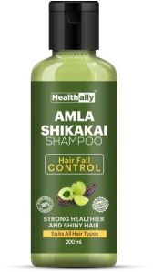 Healthally Amla Shikakai Shampoo for Hair Growth and Dandruff