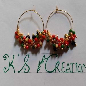 Artificial handmade jewellery earrings