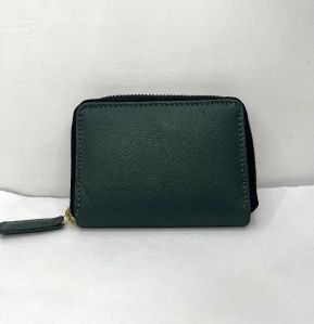 Ladies Green Leather Wallet