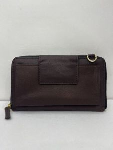 Ladies Brown Leather Wallet