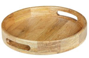 Wooden Round Serving Trays