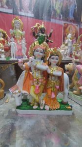 Marble Radha Krishna Moorti