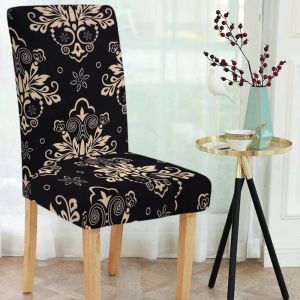 Magic Universal Chair Cover - Beige & Black