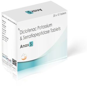 DICLOFENAC POTASSIUM SERRATIOPEPTIDASE Tablet