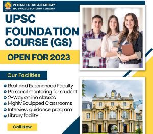 UPSC Foundation Course (GS) Admission Open for 2023-25