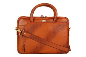 scharf casa grace-eyeson him leather laptop bag