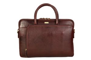 scharf casa grace-eyes him leather laptop bag