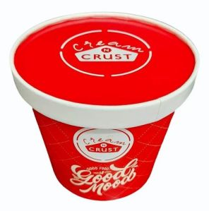 750ml Printed Paper Round Food Container