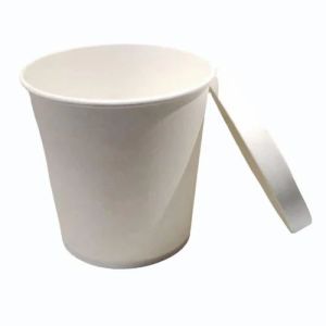 750ml White Paper Food Container