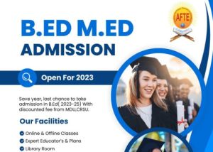 Direct B.ED/M.ED/D.EL.ED Admission 2023-25 from CRSU/MDU/Bhiwani Board.