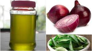 Onion extract hair oil