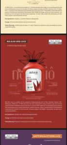 Red Aloevera Juice