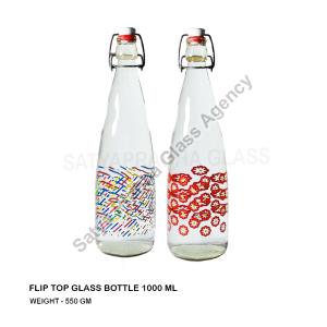 glass swing top bottles