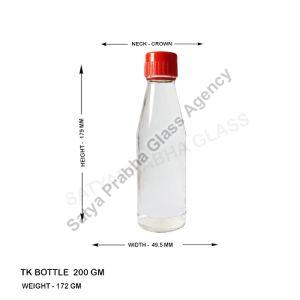 200 ml Glass Ketchup Sauce Bottles