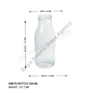 Glass Amita Lug Bottles