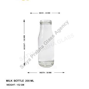 200 ml Glass Milk Bottle
