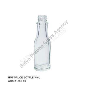 3 ML glass bottles