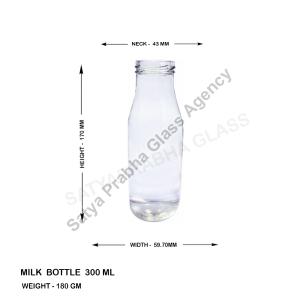 300 ml Glass Milk Bottle