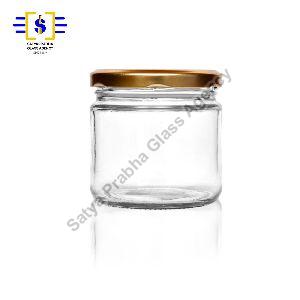 350 gm Glass Round Lug Jars