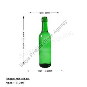375 ml Glass Bordeaux Bottles