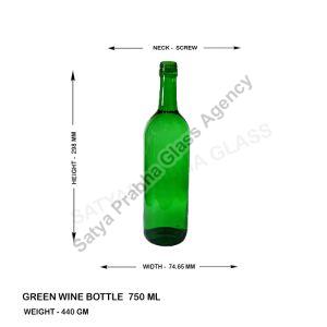 750 ml Glass Bordeaux Bottles