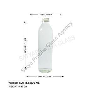 glass water bottles 800 ML