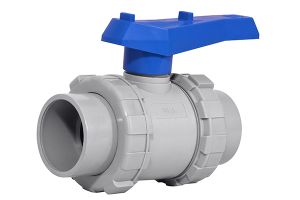PP Double Union Ball Valve