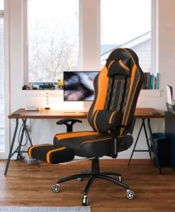 Thunder Footrest Edition Orange Rekart Gaming Chair