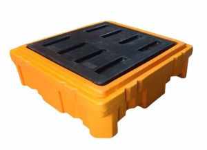 70L 1 Drum Spill Containment Pallet, L800 X W800 X H250 Mm DSCP-DL1
