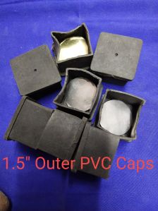 square outer pvc cap
