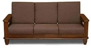 3 Seater Wooden Sofa