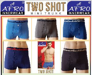 afro solid color cotton mens mini trunk